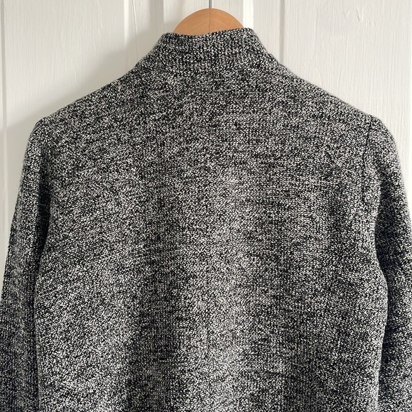 Soft Surroundings St James Gray Knit Open Front Blazer - Picture 5 of 11